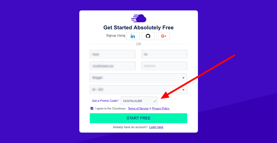 Cloudways DigitalKube Promo Code