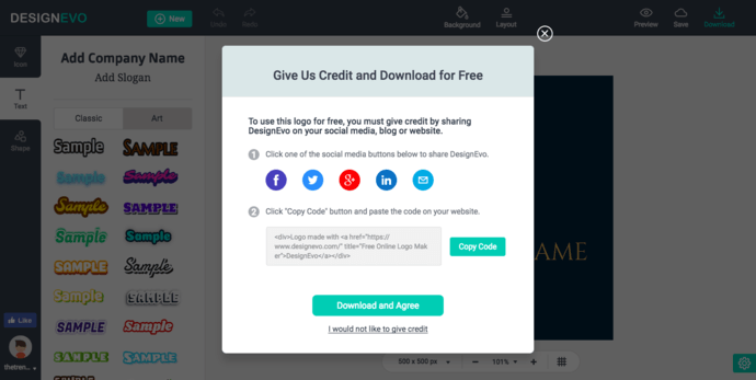 DesignEvo Download For Free