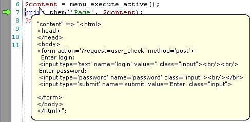 CodeLobster - PHP Debugger