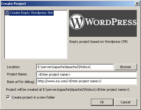 CodeLobster WordPress Install