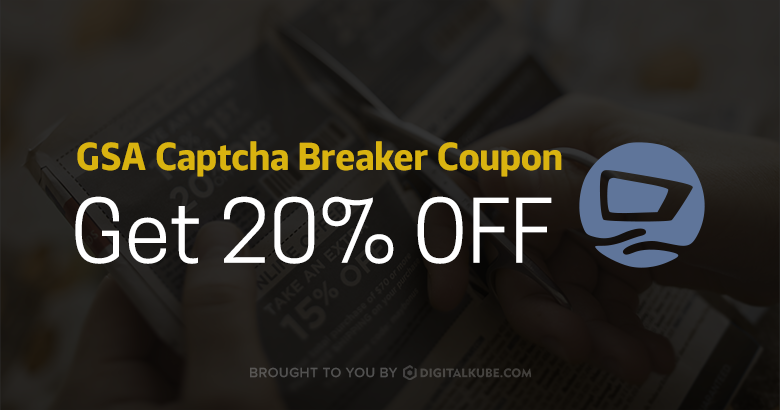 GSA Captcha Breaker Coupon Discount