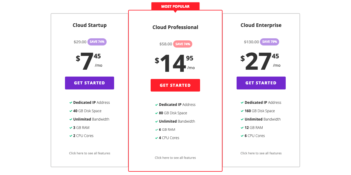 Hostinger Cloud Hosting Pricing