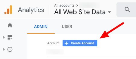 Google Analytics Create Account