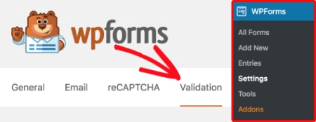 WPForms Form Validation