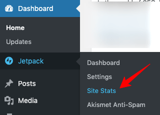 Jetpack Site Stats