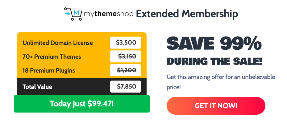 MyThemeShop Extended Membership Black Friday