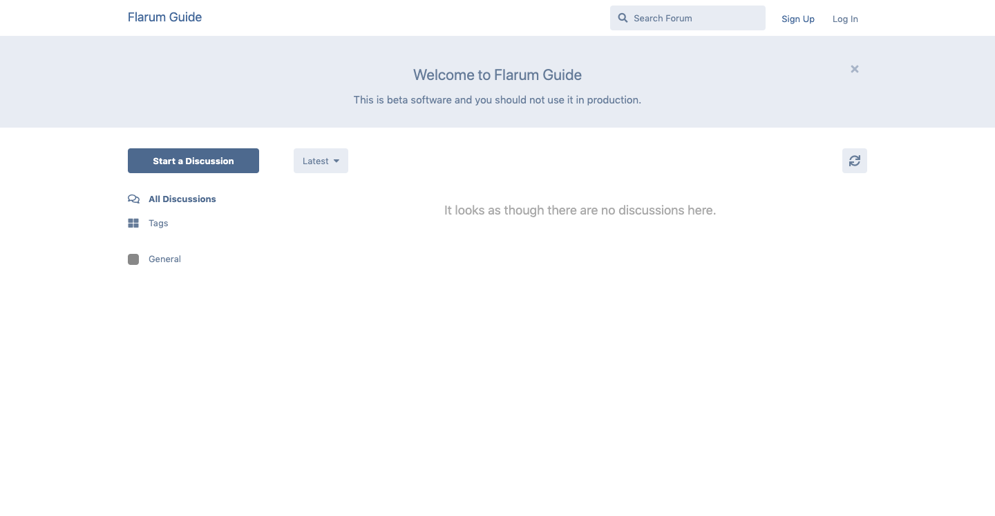 Cloudways Flarum Forum Live