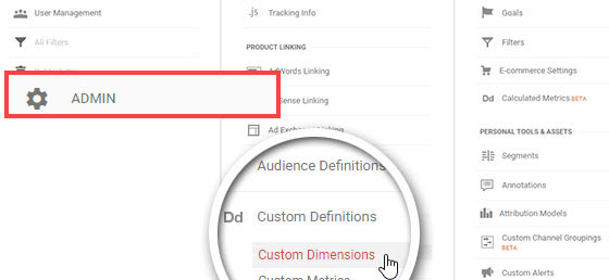 Google Analytics Custom Dimensions