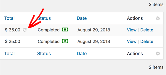 WPForms Stripe Recurring Icon