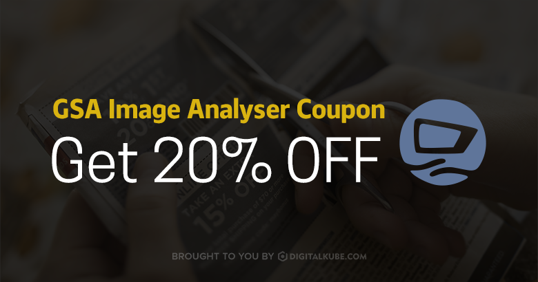 GSA Image Analyser Coupon