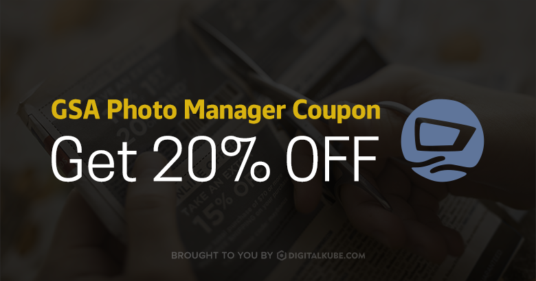 GSA Photo Manager Coupon