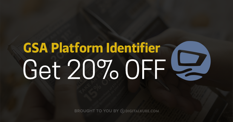GSA Platform Identifier Coupon
